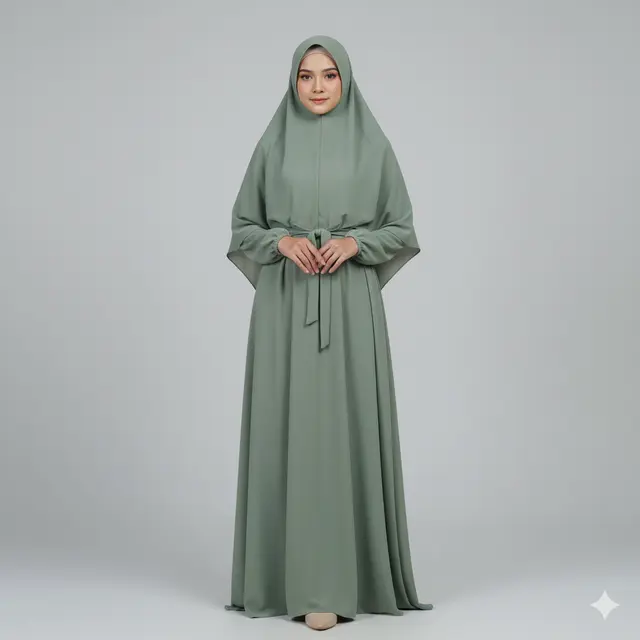 Gamis Set Hijab Syar'i Terbaru 2025