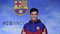 Pelatih Barcelona, Ernesto Valverde, yakin kehadiran Philippe Coutinho bakal bikin timnya lebih baik lagi. (AFP/Josep Lago)