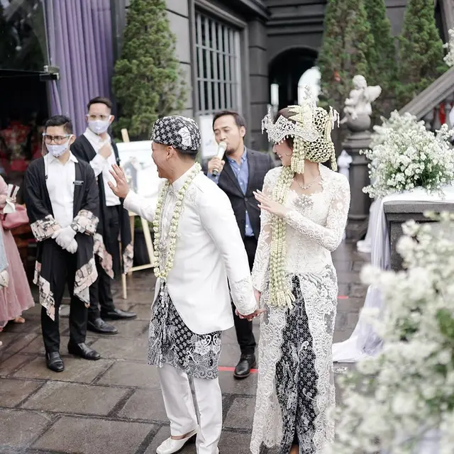 7 Momen Akad Nikah Atries Angel Mantan Kekasih Chef Juna, Usung Adat Sunda