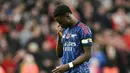 Meski imbang, Arsenal masih berada posisi puncak klasemen Liga Inggris di pekan ke-11 dengan koleksi 26 poin. (AFP/Oli Scarff)