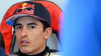 Marc Marquez santer dikaitkan dengan rencana kepindahannya dari Repsol Honda ke Gresini Racing. (AFP/Filippo MONTEFORTE)