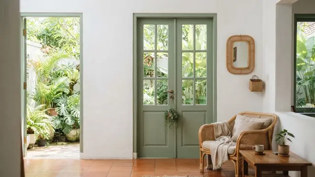 Warna Pintu untuk Rumah dengan Dinding Putih