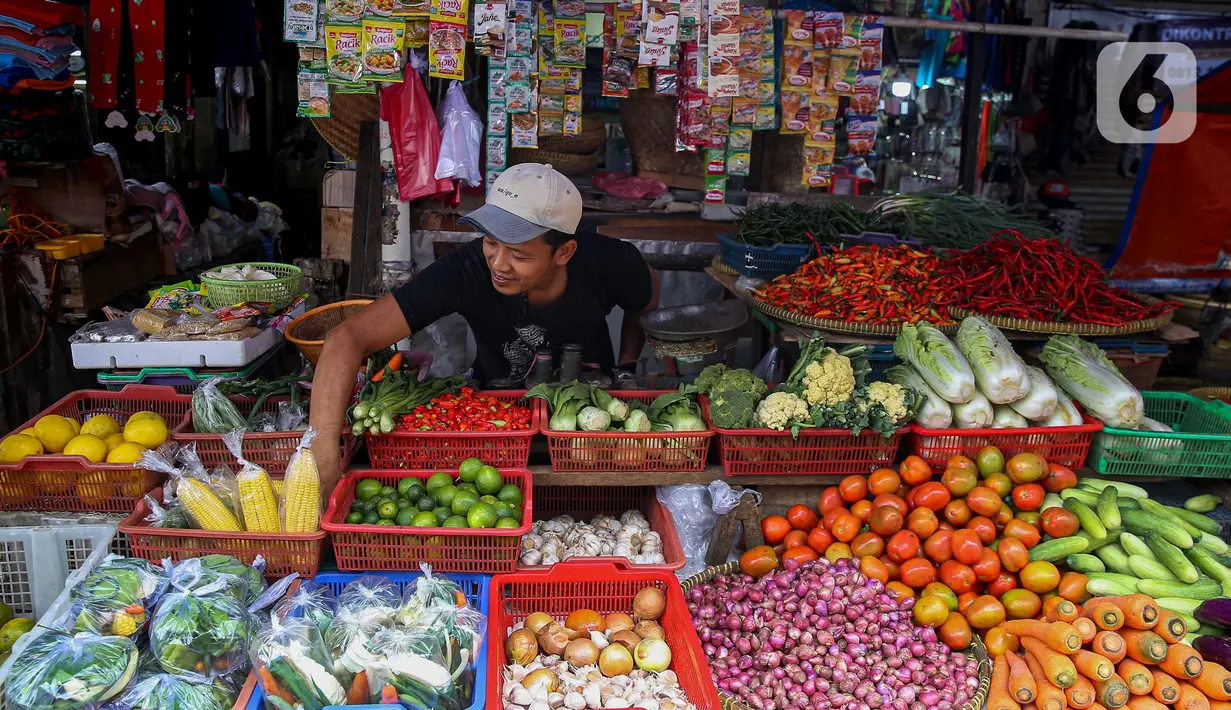 Sementara itu, melansir data panel harga pangan Badan Pangan Nasional (Bapanas) pada Kamis (29/5/2025) pukul 09.56 WIB, dari 22 komoditas terdapat 9 yang mengalami kenaikan dan 10 komoditas turun. (Liputan6.com/Angga Yuniar)