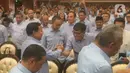 Ini menjadi kemunculan pertama Prabowo-Gibran secara bersamaan di masa kampanye Pemilu 2024. (merdeka.com/Arie Basuki)