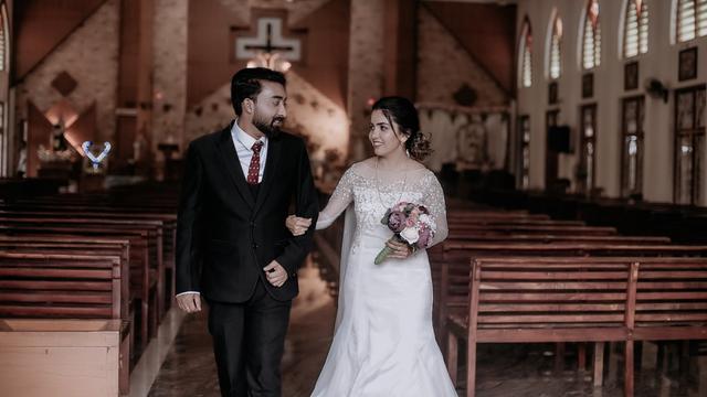 Ilustrasi pernikahan, menikah