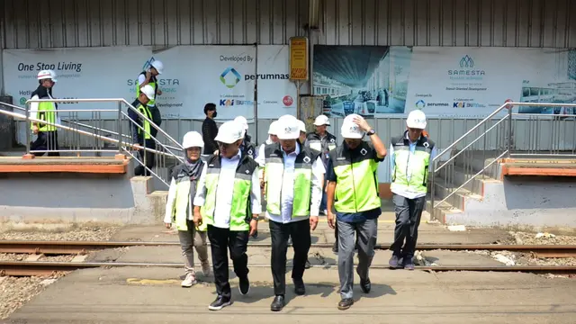 Direktur Utama Perumnas, Budi Saddewa Soediro pada Kunjungan Kerja Dewan Pertimbangan Presiden (Wantimpres) di Samesta Mahata Serpong