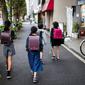 Anak Sekolah di Jepang.(AFP/ Odd Andersen)