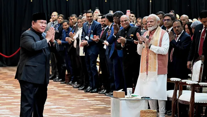 Di Depan Komunitas India, Prabowo: Saya Pengagum Narendra Modi