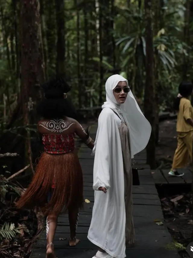 Keindahan Raja Ampat yang Diperlihatkan Dinda Hauw. [@dindahw]