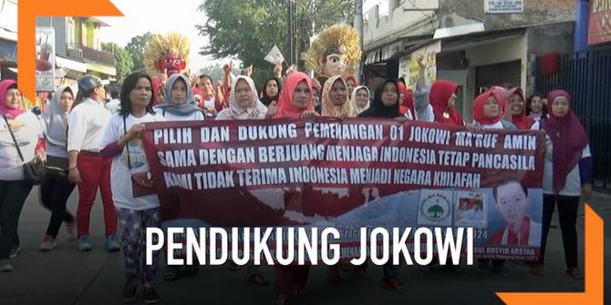 VIDEO: Pendukung Jokowi Jalan Santai dan Bersihkan Sampah Jaktim