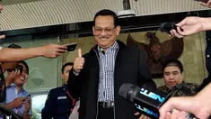 Mantan Wakil Kepala Korps Lalu Lintas Mabes Polri Brigadir Jenderal Polisi Didik Purnomo kembali diperiksa KPK, Jakarta, Kamis (9/10/2014) (Liputan6.com/Miftahul Hayat)