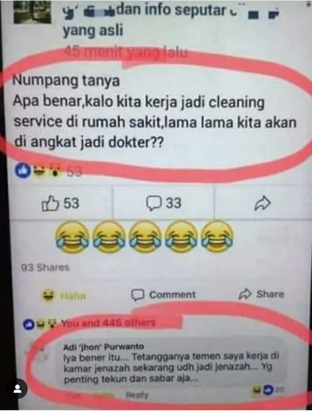Kumpulan Pertanyaan Konyol di Medsos, Antara Bikin Bingung Sekaligus Ngakak