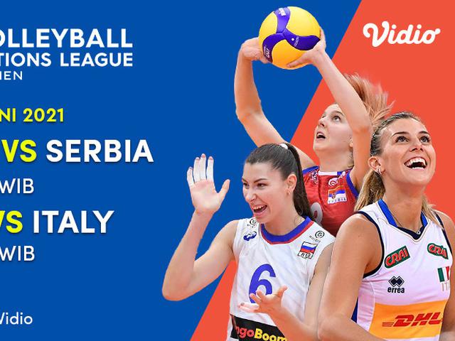 Jadwal Dan Live Streaming Volleyball Nations League 2021 Di Vidio Mulai Sore Ini Bola Liputan6 Com