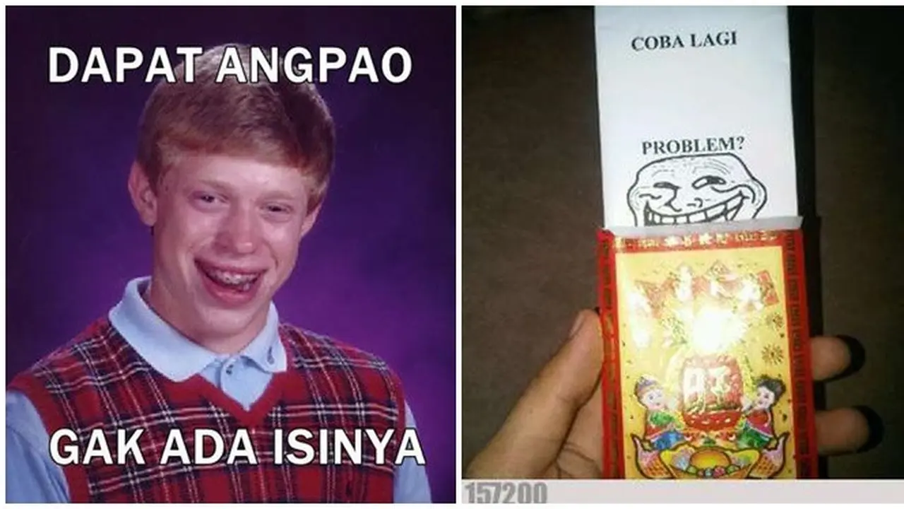 Meme Lucu Isi Angpao Ini Sukses Bikin Deg-Degan dan Ketawa