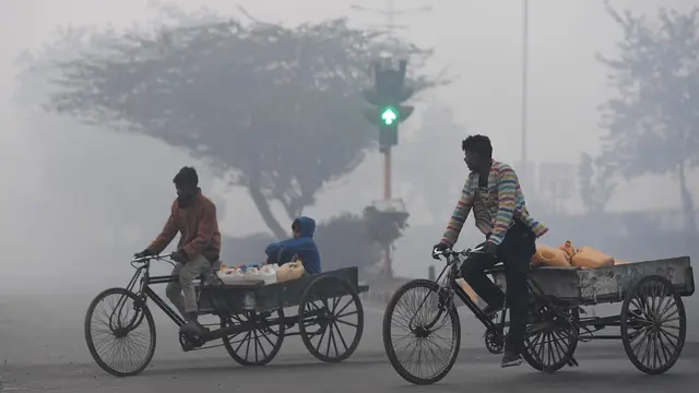 Begini Penampakan Polusi Udara di India