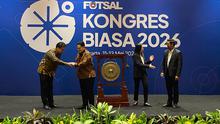 Ketua Umum PSSI, Erick Thohir membuka Kongres Biasa FFI 2026. (Liputan6.com/Dimas Ramadhan)