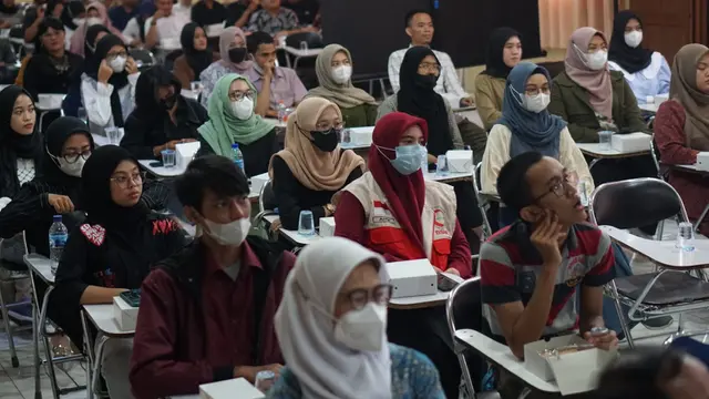 Bulan Sabit Merah Indonesia (BSMI) menggelar Seminar Kesehatan Gaul dan Hidup Sehat Bebas Penyakit IMS dan HIV/AIDS dalam rangka Milad 21, Rabu (14/6/2023).