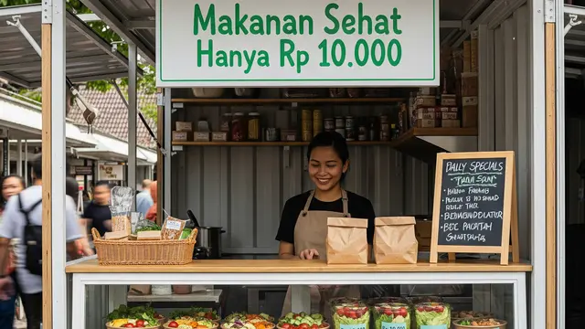 Ide Jualan Makanan Sehat Rp 10 Ribu (AI)