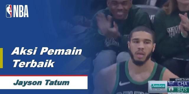 VIDEO: Jayson Tatum Cetak Poin Tertinggi Dalam Kariernya Saat Celtic Kalahkan Hornets 119-93