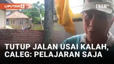 Gagal Dapat Kursi DPRD, Caleg di Garut Tutup Jalan
