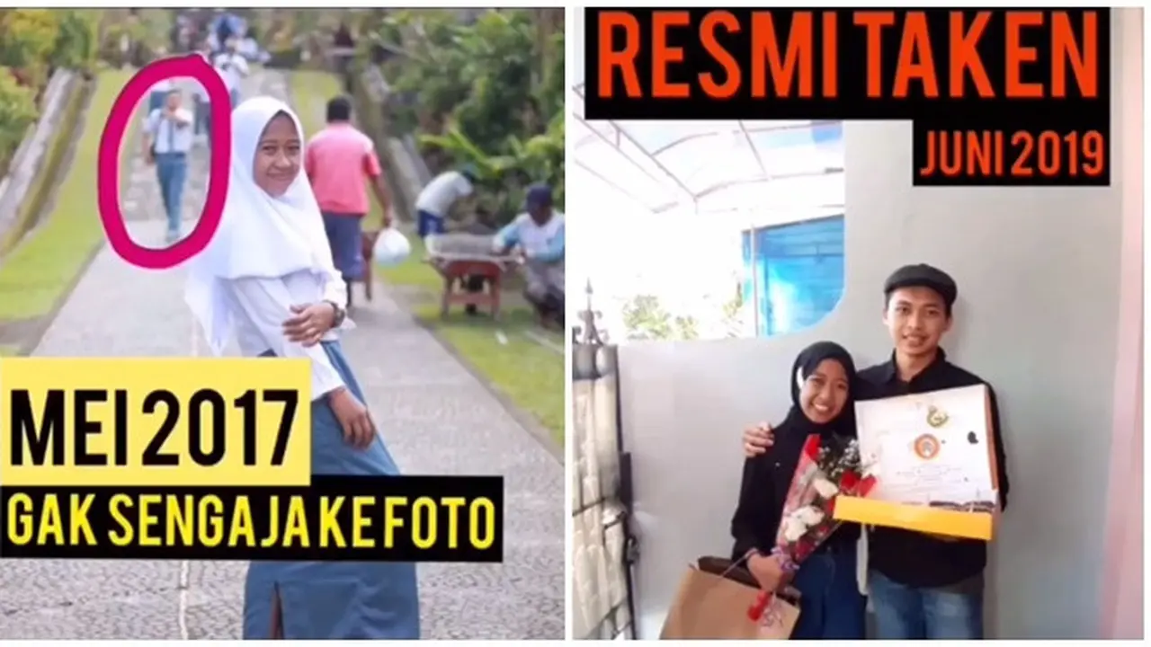 Kisah Cinta Pasangan yang Berawal dari Tertangkap Kamera HP Ini Bikin Gemas