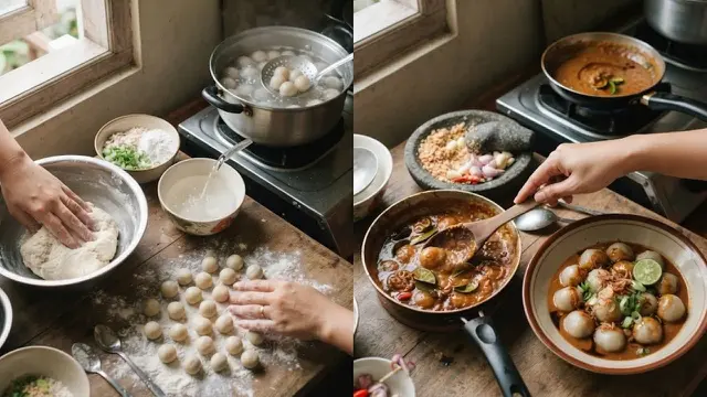 Resep Cilok Kuah Kacang Empuk dan Lezat