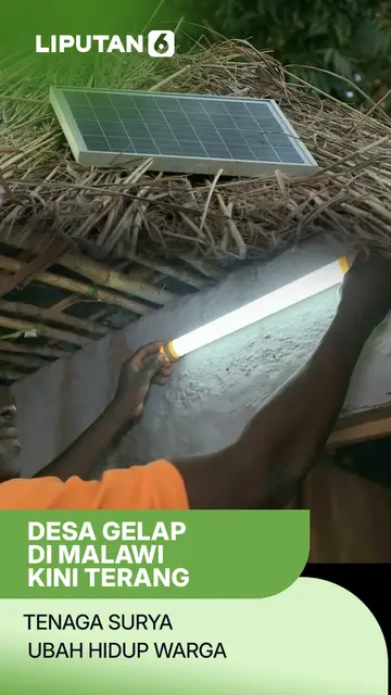 Desa Gelap di Malawi Kini Terang, Tenaga Surya Ubah Hidup Warga