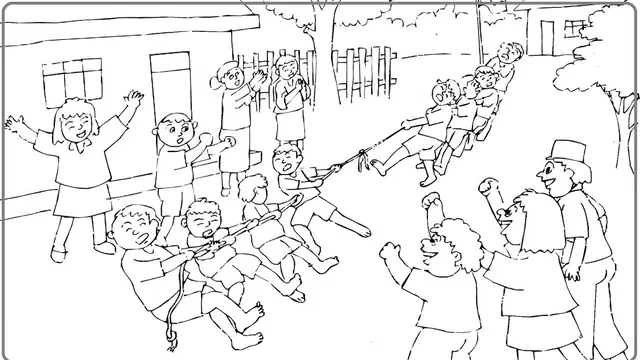 Gambar Mewarnai HUT RI ke-79