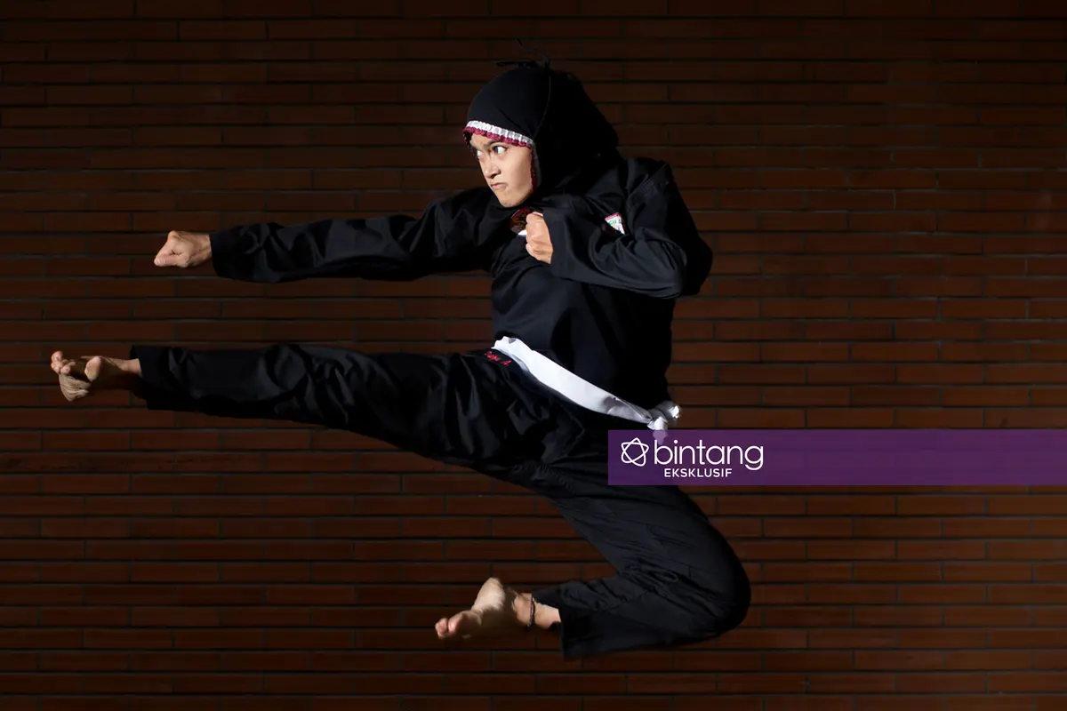 [Bintang] Eksklusif Puspa Arumsari, Si Cantik yang Jago Silat