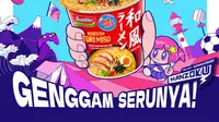 Puasin Seruput Indomie x Pop Mie Tori Miso Ramen Bareng Sobi-San Saat Nonton Bola