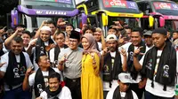 Ketua Umum PKB Muhaimin Iskandar atau Cak Imin menggelar mudik gratis. (Merdeka.com/Intan Umbari Prihatin)