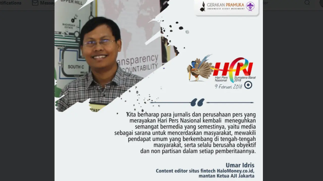 Hari Pers Nasional, Begini Doa dan Harapan Insan Pers Indonesia