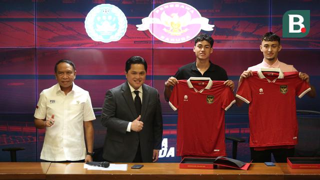 Foto: Momen Perkenalan Dua Pemain Naturalisasi, Ivar Jenner dan Rafael Struick, Siap Mentas Bersama Timnas Indonesia di Piala Asia 2023