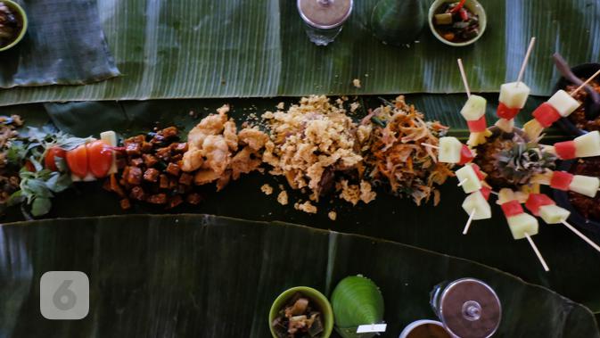Sajian rumahan di Omah Kecebong, Yogyakarta. (Liputan6.com/Asnida Riani)