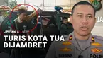 Warga asing jadi sasaran jambret di kawasan wisata Kota Tua, Jakarta. Lagi asyik mengabadikan keindahan Kota Tua, ponselnya tiba-tiba dijambret.
