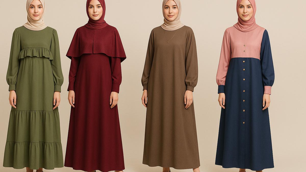 7 Model Gamis Polos, Cocok Dikenakan untuk Berbagai Acara