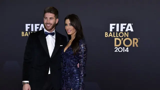 Sergio Ramos dan kekasih, Pilar Rubio