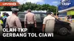Polisi Olah TKP Gerbang Tol Ciawi