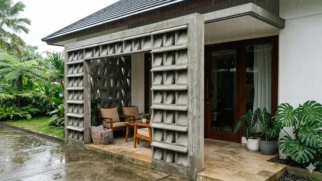 10 Model Roster Anti Tampias untuk Teras Rumah, Estetik dan Tetap Sejuk