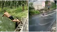 5 Kelakuan Nyeleneh Saat Main Air Ini Bikin Ketawa Lepas