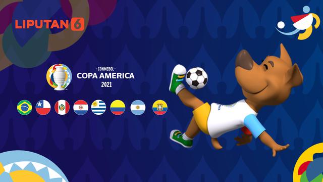 infografis banner Jadwal Copa America 2021 Fase Final