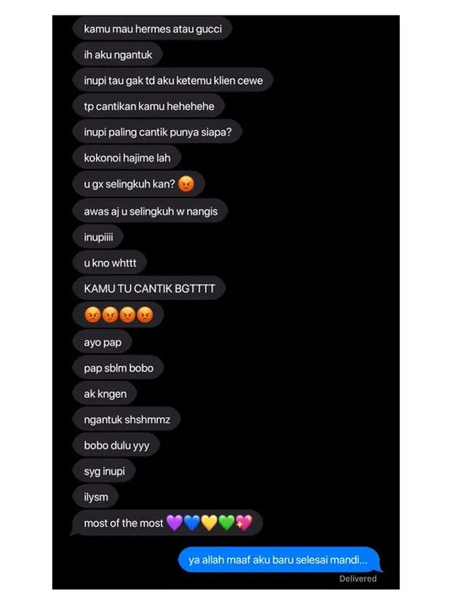 6 Spam Chat ke Pacar Sebelum Tidur Ini Bikin Baper