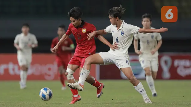 Semifinal Piala AFF U-19 2022 antara Timnas Laos U-19 Melawan Timnas Thaliand U-19