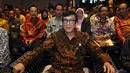 Menkum HAM, Yasonna Laoly saat acara Peringatan Hari HAM se-dunia ke-66 di Jakarta, Rabu (10/12/2014). (Liputan6.com/Miftahul Hayat)