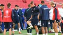 <p>Danish Dynamite harus bisa memanfaatkan laga pertama ini untuk mengamankan posisi dengan mengantongi tiga poin sebelum bertemu Inggris pada Kamis (20/6). (THOMAS KIENZLE / AFP)</p>