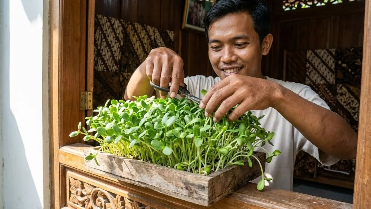Microgreens Paling Gampang untuk Pemula