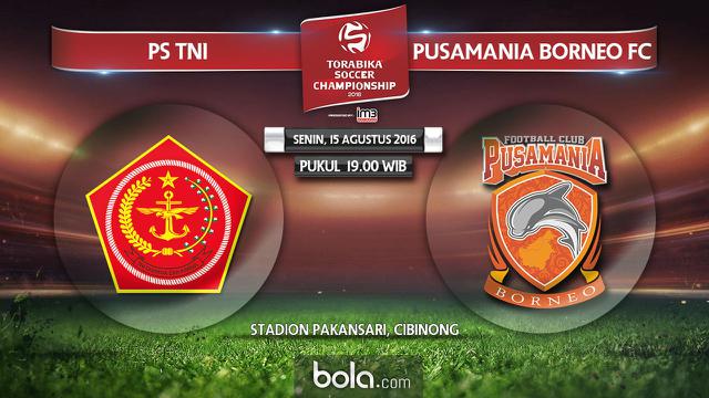 PS TNI Vs Pusamania Borneo FC (Bola.com/Adreanus Titus)