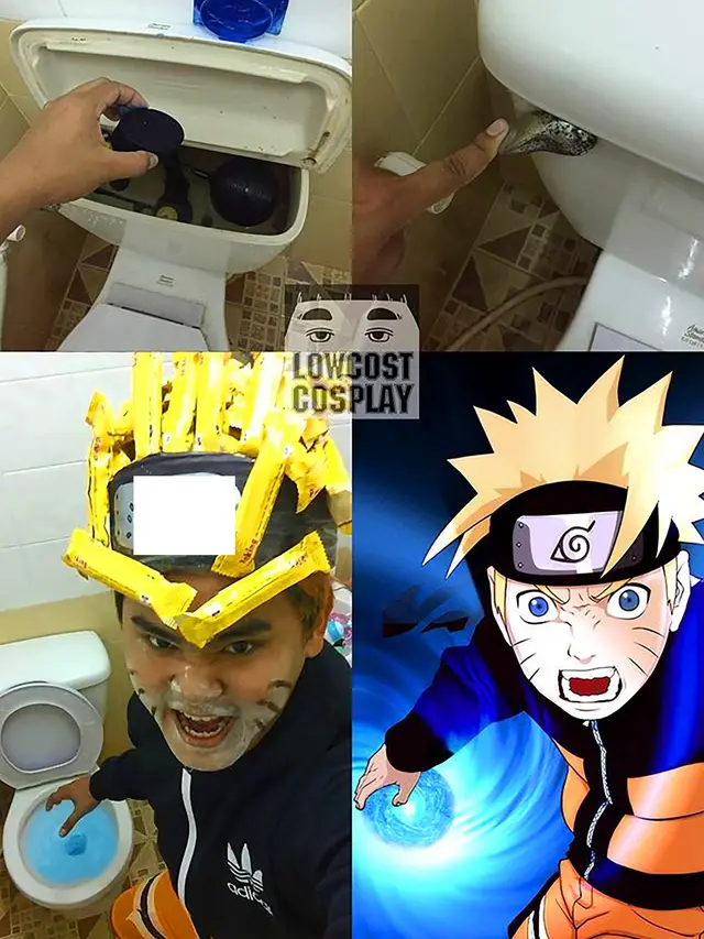 6 Cosplay Low Budget Jadi Naruto dan Sasuke Ini Kocak Pol