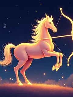 logo ramalan zodiak sagitarius (sumber: AI generated)