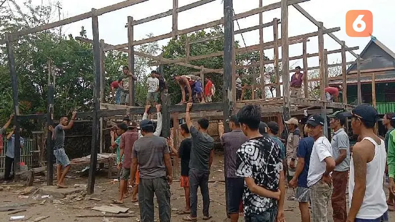 Tak coblos pemilik lahan saat Pilkades, rumah Warga Jeneponto dibongkar (Liputan6.com/Istimewa)